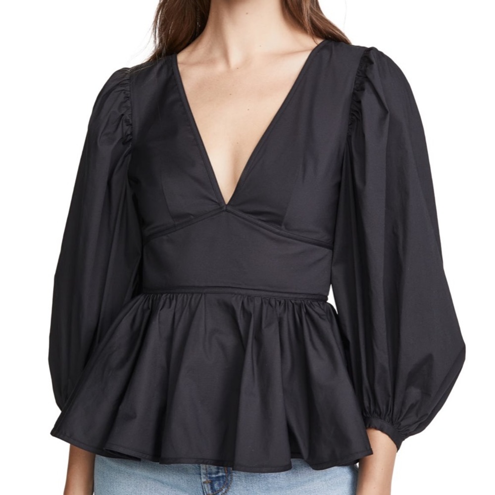 Staud Luna top in black